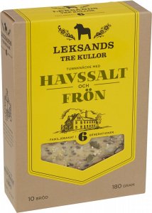 Leksands Knäckebröd - Tre Kullor Sea salt & Seeds 180 g
