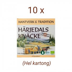 Organic Härjedalsknäcke with oat and honey 225 g