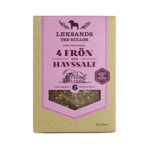 Leksands Knäckebröd 4 Seeds & Sea salt 165 g