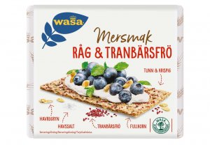 Crispbread Wasa - Mersmak Rye & Cranberry seeds 245 g