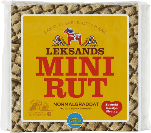 Crispbread Leksands Knäckebröd MiniRut Normalgräddat