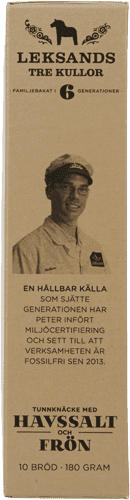 Leksands Knäckebröd - Tre Kullor Sea salt & Seeds