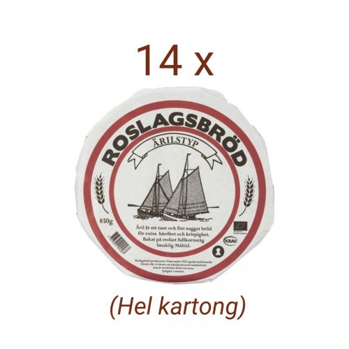 Knäckebröd Roslagsbröd Organic Ärilstypknäcke