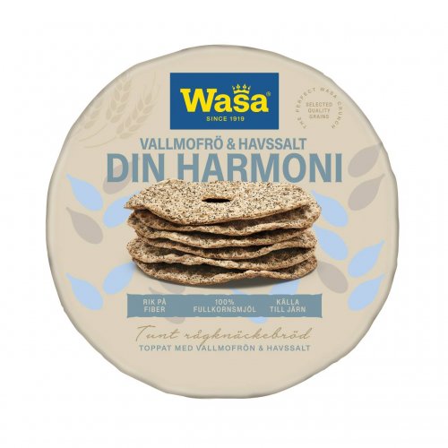 Knäckebröd Wasa Din Harmoni Poppy seeds & Sea salt 260 g