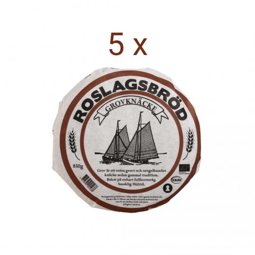 Knäckebröd Roslagsbröd Organic Grovknäcke