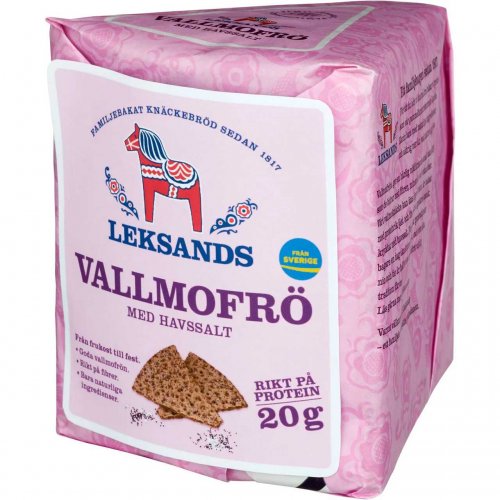 Crispbread Leksands Knäckebröd Poopy seed & Sea salt