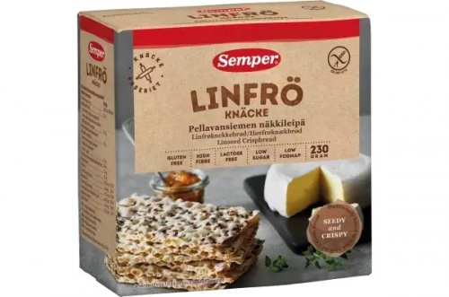 Knäckebröd Semper Gluten-free Flaxseed crackers
