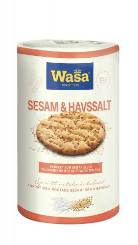 Knäckebröd Wasa Round Sesame & Sea salt 290 g