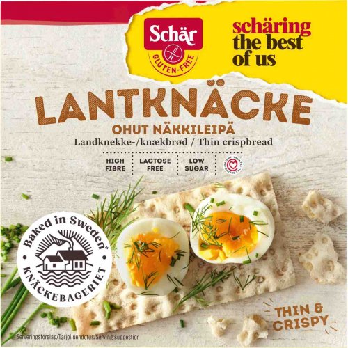 Gluten free Knäckebröd Schär Lantknäcke