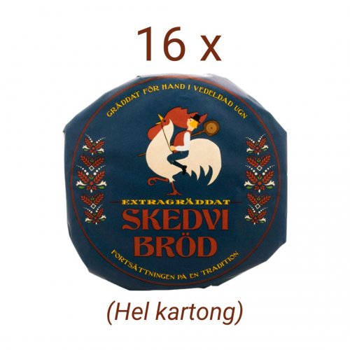 Whole carton Crispbread Stora Skedvi Brown baked