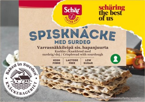 Schär Gluten-free Oven crackers with sourdough 130 g