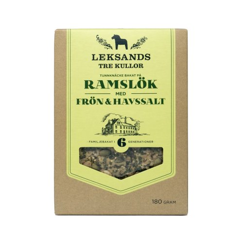 Leksands Knäckebröd - Tre Kullor Ramson with Seeds & Sea salt