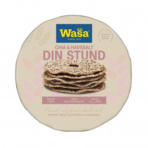 Knäckebröd Wasa Din Stund Chia & Sea salt