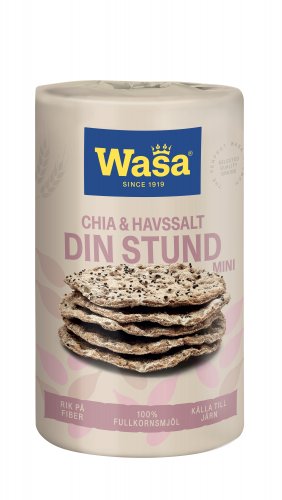 Knäckebröd Wasa Din Stund Mini Chia & Sea salt 270 g