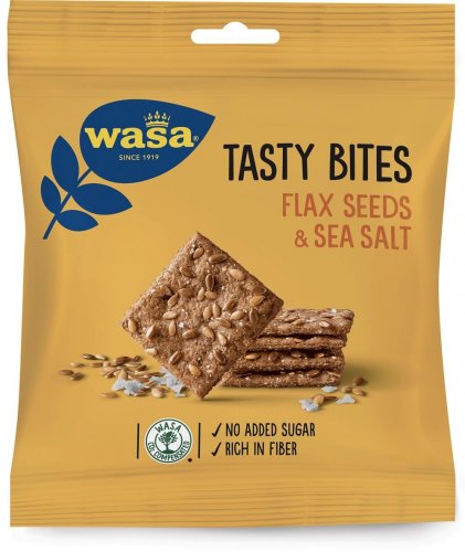 Wasa Tasty Bites Flax seed & Sea salt 50 g